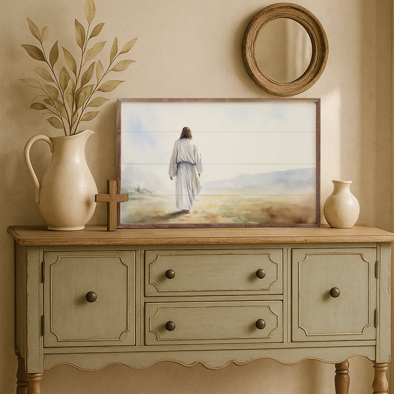 Walk of Faith par Petals Prints Design, H 24 po x l 36 po