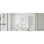 Armoire de salle de bain à miroir murale avec tablettes réglables, conception en bois massif blanc, rangement élégant pour la toilette et la chambre à coucher