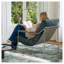 Fauteuil d'appoint en chenille vert Mid-Century moderne avec fauteuil rembourré confortable