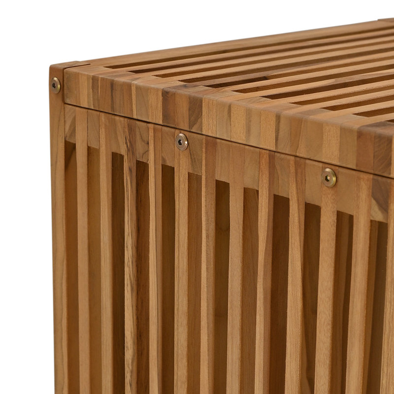 Table d'appoint de jardin vidaXL brun 17,72 po x 16,73 po x 17,72 po