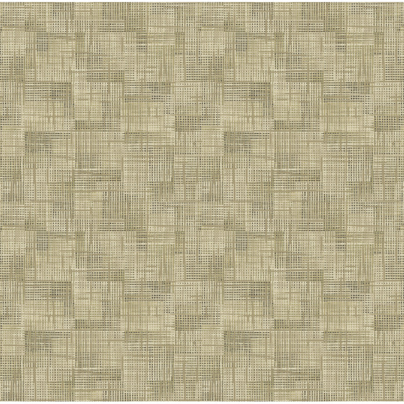 Geometric Wallpaper Roll, Brown