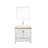 20.6" Square Ceramic Vessel Sink - Premium White Above-Counter Basin