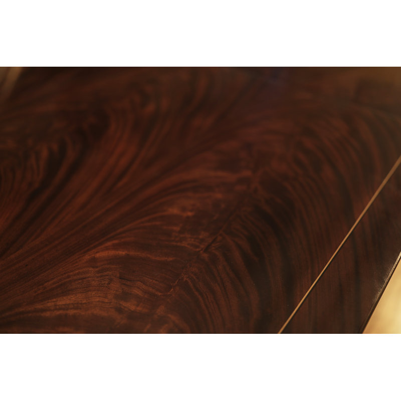 Mahogany Wood Dining Table, Dark Walnut