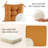 Outdoor 4'' Seat / Back Cushion-1710140592