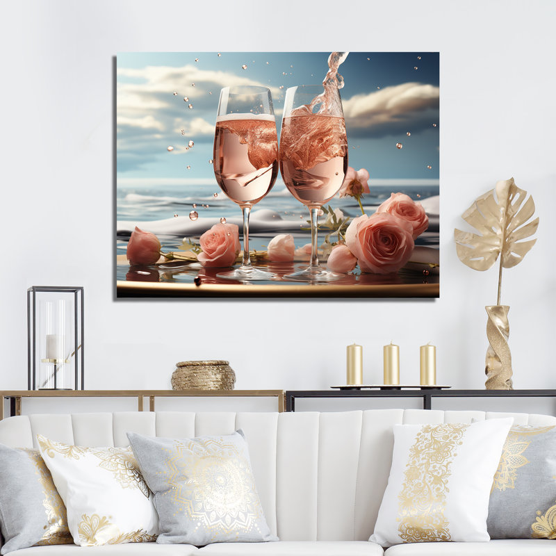 Bulles de rêves II sur toile, H 16 po x l 32 po x P 1 po, Toile tendue