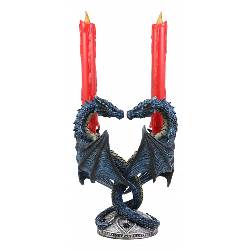 9'' H Stainless Steel Tabletop Candelabra