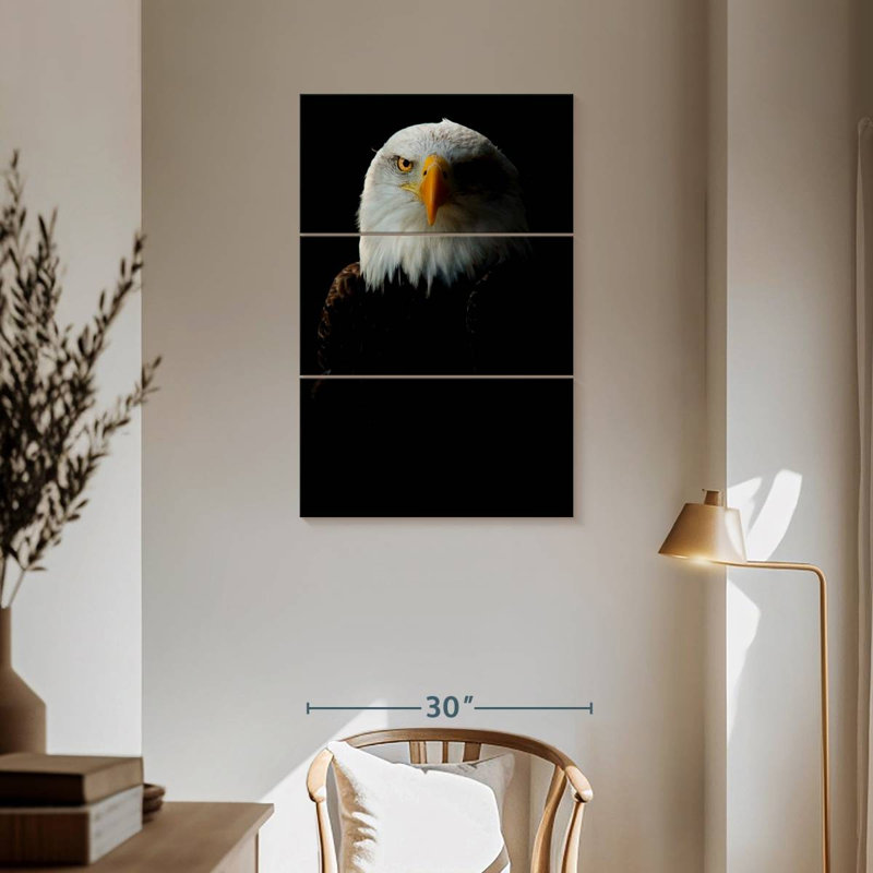 Brampt Bald Eagle Headshot, 57" H x 36" W