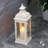 19''H Rustic Style Metal Candle Lantern-260987542