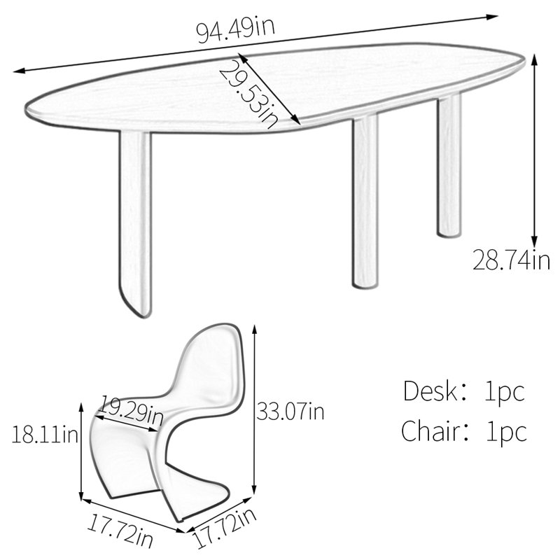 Bureau de qualité supérieure en bois massif