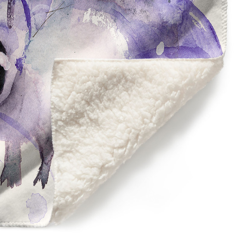  Couverture douce en sherpa, 68 po x 80 po