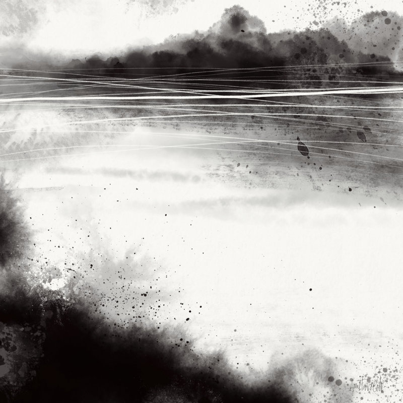 Misty Landscape I by Anne Tavoletti - Wrapped Canvas Painting, 30cm H x 30cm W x 3.8cm D