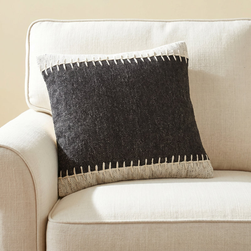 Nolea Wool Blend Reversible Pillow Cover