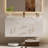 Ivanbrook Bathroom Vanity Set 39.4" Modern Floating Sintered Stone Bathroom Vanity Black with Sink-885826178