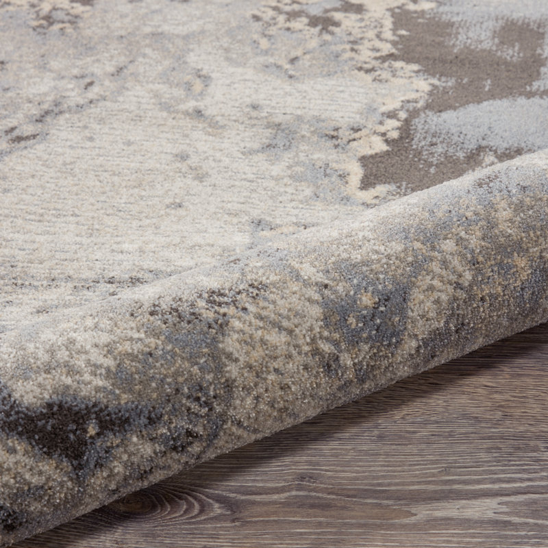 Elinor Abstract Indoor Rug, Round 3'10"