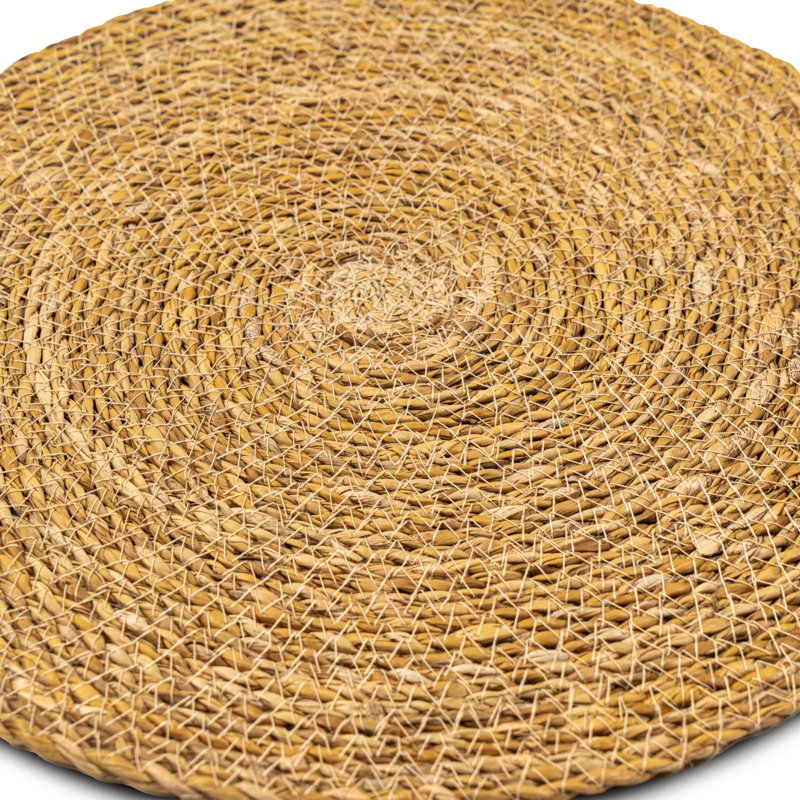 Napperon rond uni multi-usages (ensemble de 6)