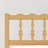 Solid Wood Bed Frame with Wavy Headboard, No Box Spring Needed, Bamboo&Metal-108620993