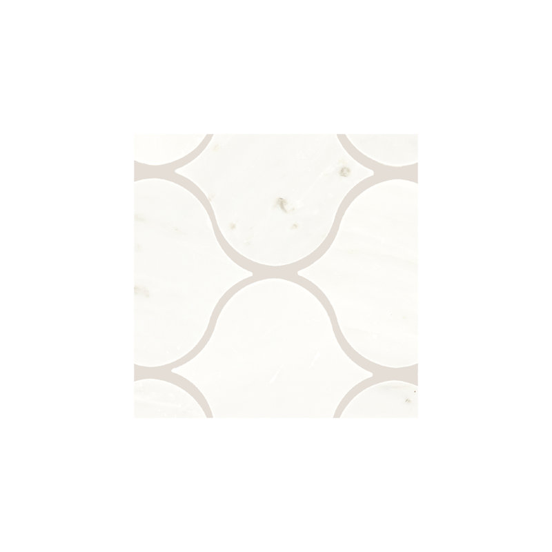 Carreau de mosaïque murale en pierre naturelle 2 1/2 po x 2 1/2 lanterne polie (10 pièces par carton) (10,00 pieds carrés par carton)