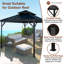 10 pi. L 12 pi. D Pavillon de jardin en fer