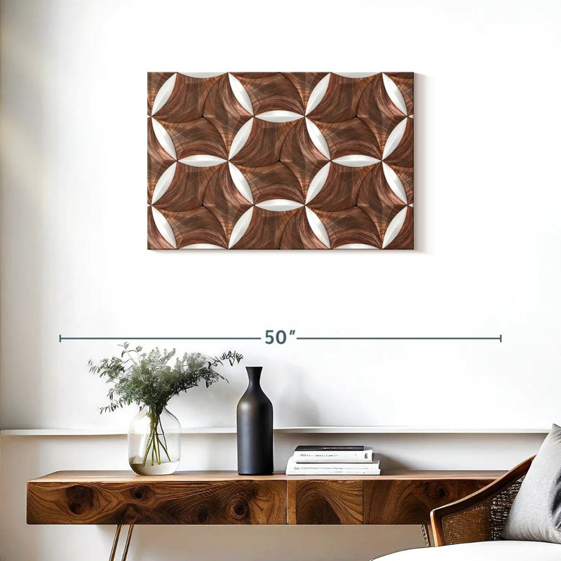 Carreaux géométriques hexagonaux, H 20 po x l 30 po