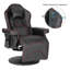 Fauteuil ergonomique pour PC et jeux de course-1876434277