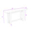 Table d'entrée polyvalente avec pieds - Console parfaite-2022876656
