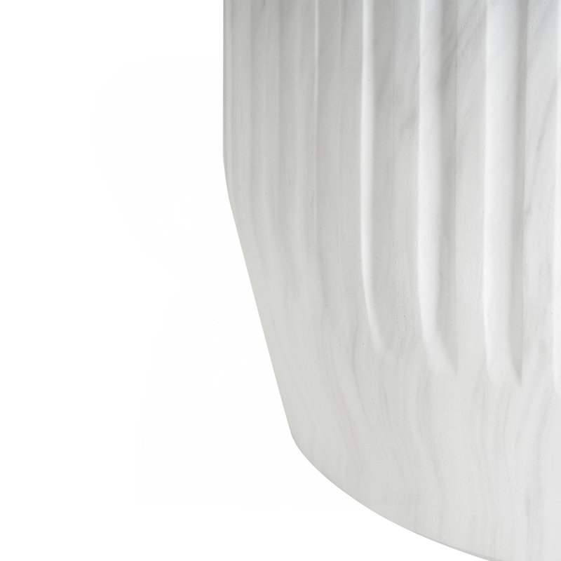 Table d'appoint Perseus, Blanc