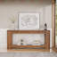70,9 pouces Long Farmhouse Console en bois Silm