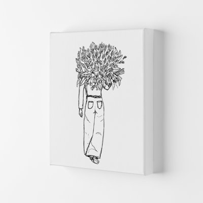 Flower Woman by Carissa Tanton - Wrapped Canvas Print