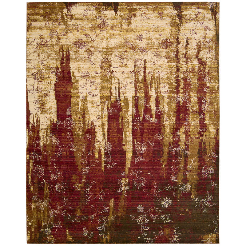Straun Ikat Indoor Rug, Rectangle 8'6" x 11'6"