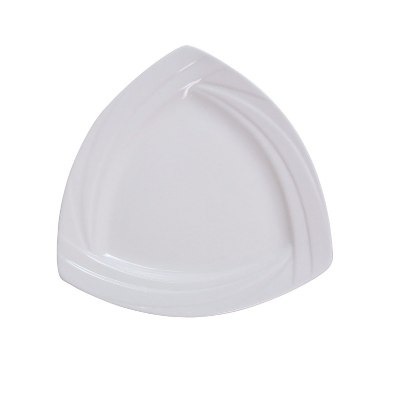 Assiette triangulaire en porcelaine Balyon