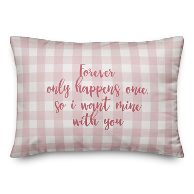  Coussin Forever Only Happens Once