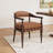 Clendon Leather Arm Chair-221020257