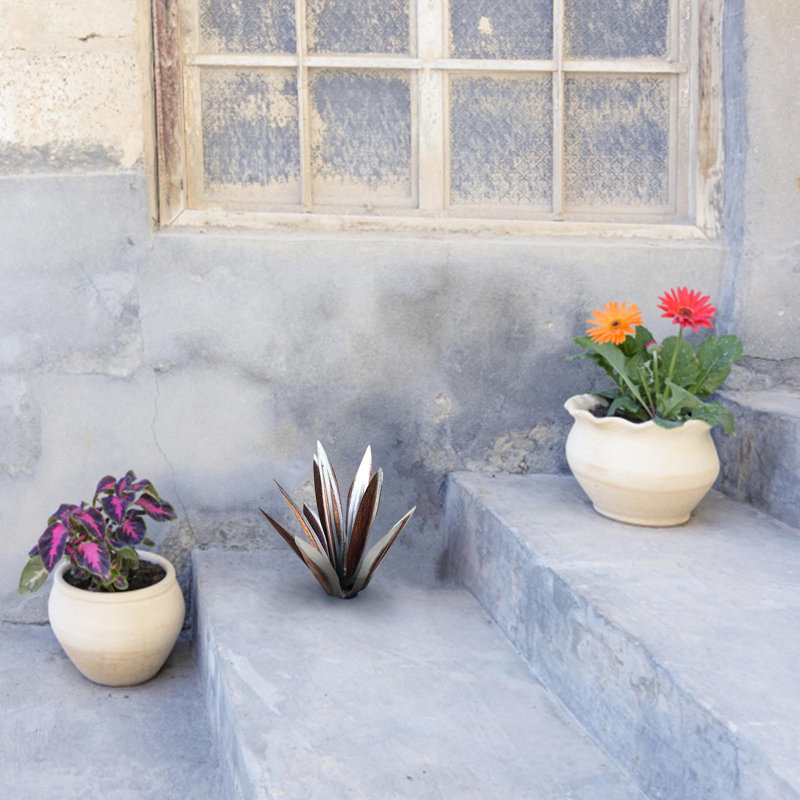 Ornement de jardin en forme de téquila, Argent