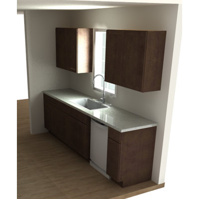 Dwelling Rosemont Galley Wall Pre-Assembled Kitchen Cabinet