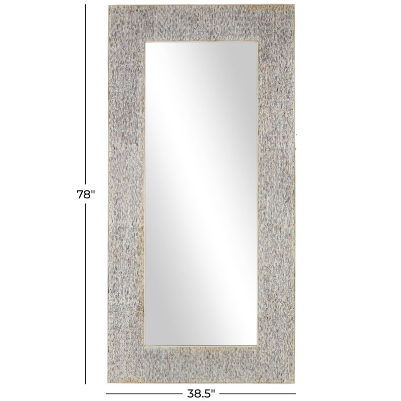 Miroir de plancher multicolore Cole