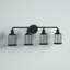 Leyden 4-Light Dimmable Steel Vanity Light