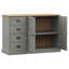 Peoa 113cm Solid Wood Sideboard-1948212575
