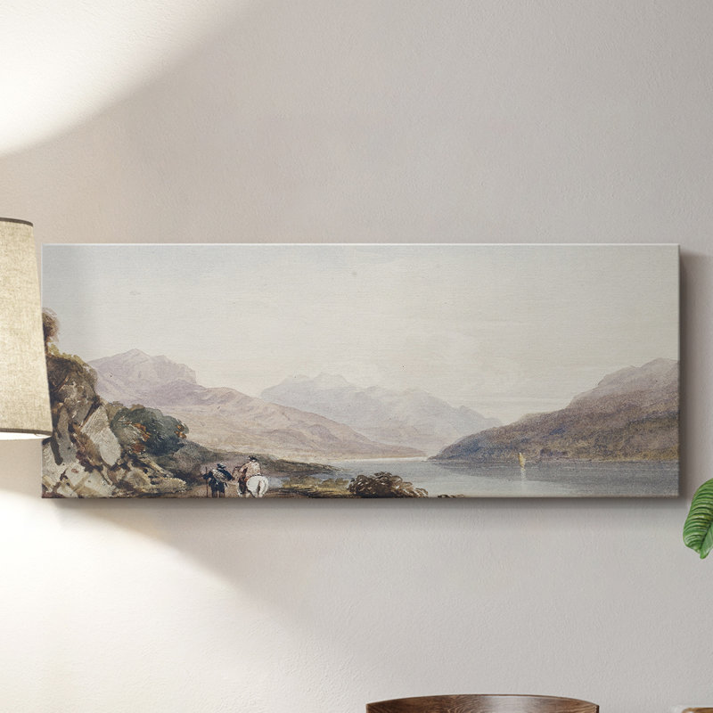 Série paysage - CMLXV - Toile tendue avec châssis - Prêt à accrocher, H 16 po x l 40 po