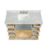 Meuble-lavabo simple 54 po avec plateau en marbre Cambridge-88398636