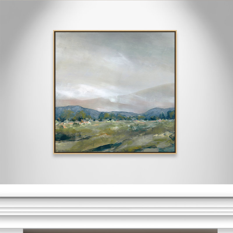 The Spring Coulee - Square Version Print by Carol Robinson, 37.5" H x 37.5" W, Natural