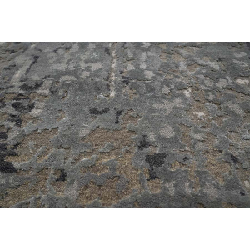 Contemporary One-of-a-Kind Rectangle 12' X 15' Hand Knotted Area Rug
