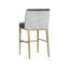 Alexandro Upholstered Stool with Metal Frame-1150812285