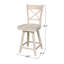 Tabouret de bar pivotant Deonda-120795323-81366000