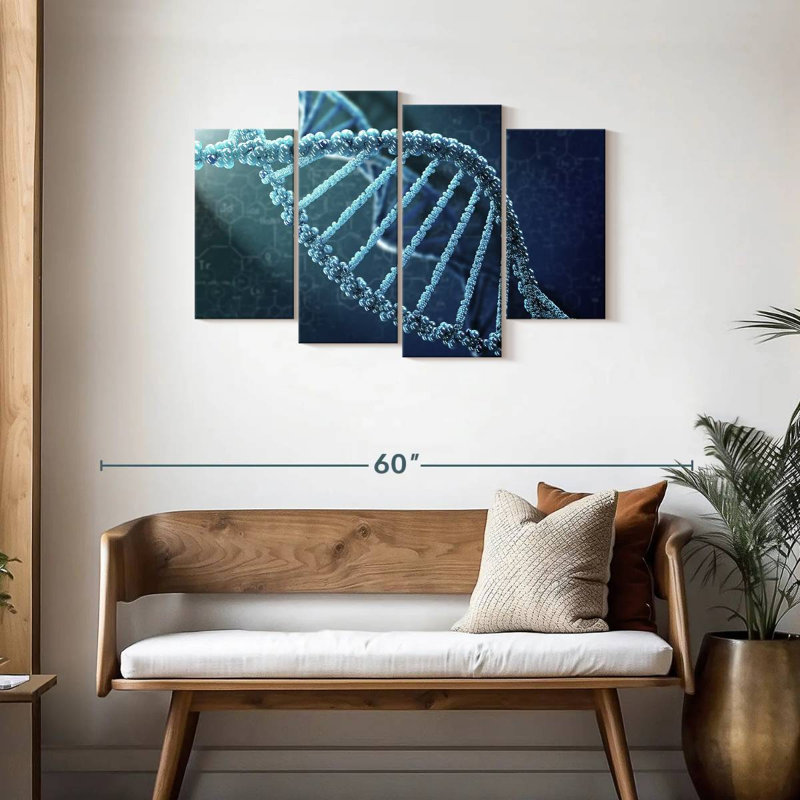 Keiri DNA Strand Close Up, 27" H x 43" W