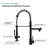 Commercial Pull Down Kitchen Sink Faucet With Sprayer Modern Kitchen Faucet Single Handle Brass Taps-113306615