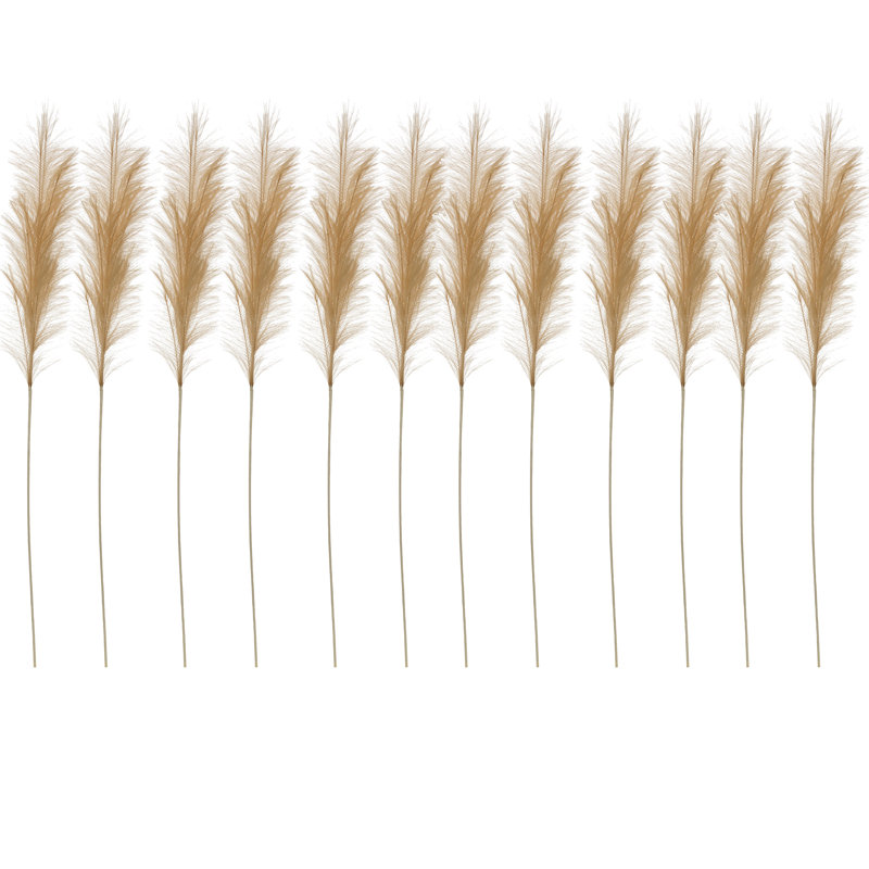 Brin d'herbe en polyester, Jaune