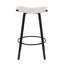 Chaises de salle à manger ergonomiques, siège, structure en métal, polyvalent pour la cuisine à hauteur de comptoir intérieur et extérieur, hauteur 27,15