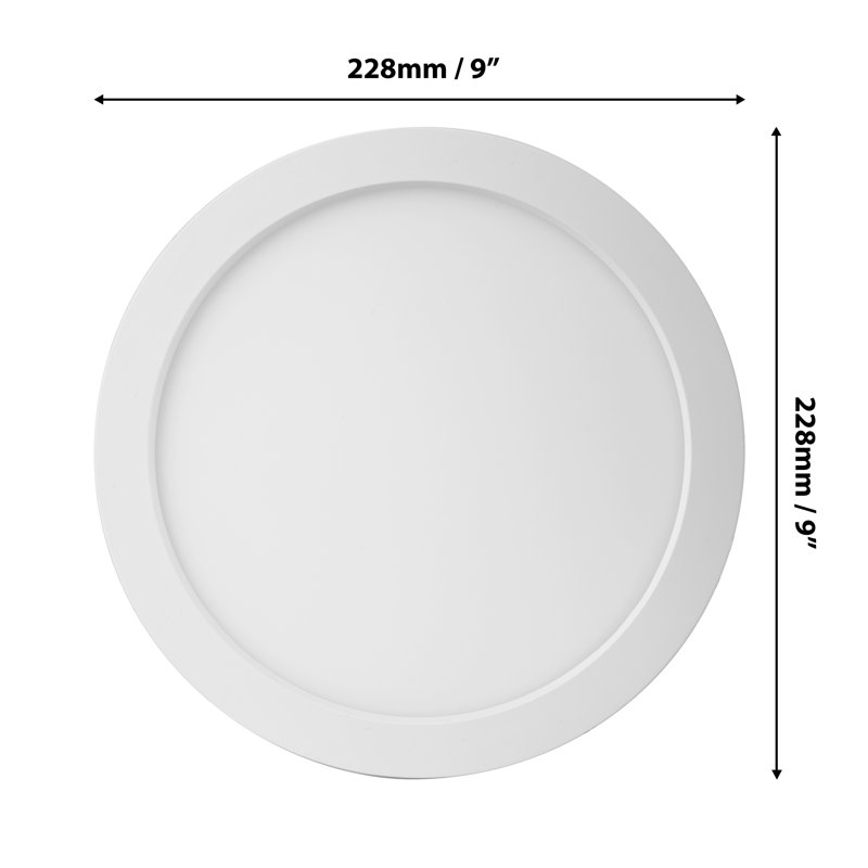 9'' Dimmable Air-Tight LED Canless Recessed Lighting Kit