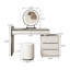 Meuble-lavabo moderne 41,34 po avec commode avec tabouret et miroir