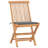  Outdoor Dining Set Natural Teak Fine Sanded Teak Hardwood Compact-1435778133